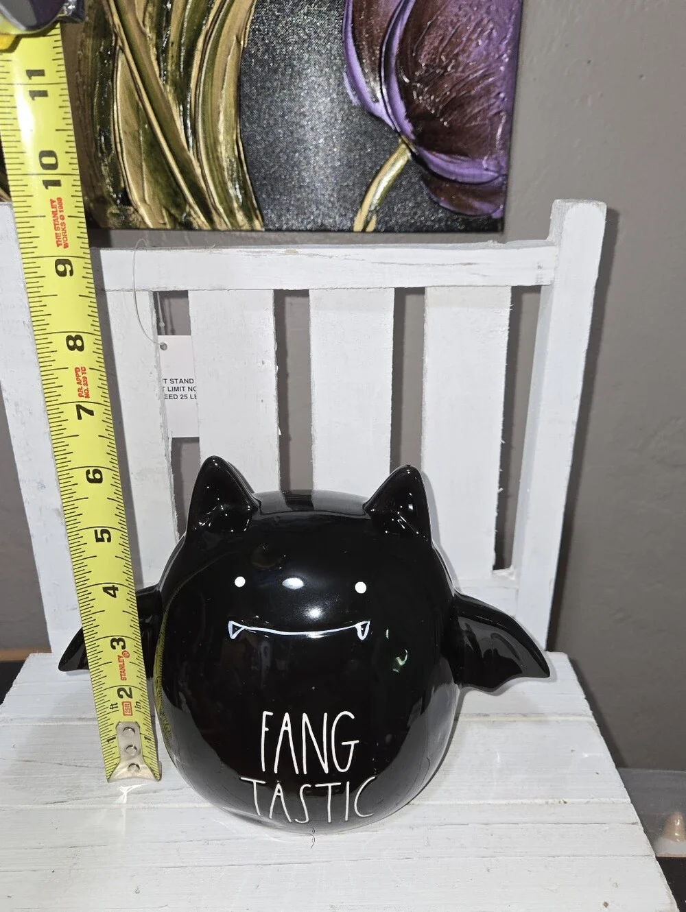 Rae Dunn Fangtastic Bat